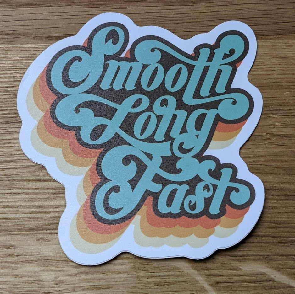 Smooth Long Fast Die Cut Sticker – Throw Bros.