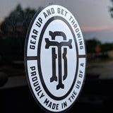 "Proudly Made" Sticker
